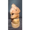 Image 3 : Anri Carved Wooden Monk 4" Diameter Base, 9.5 T 