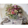 Image 1 : Rose & Tulips in a Basket Basket Print (17.5" x 23.5" Before Frame)