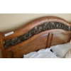 Image 2 : Queen Size Decorative Bed 64 w, 57 h, 91 d, Mattress Included