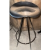 Image 1 : 4 Chrome Backless Barstools