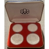 Image 1 : 1976 Montreal Olympics Commemorative Coin Set 92.5% Silver 4.32 Troy Ounces