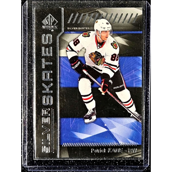 Patrick Kane 2016-17 Upper Deck "Silver Skates" #SS-38 Insert Hockey Card