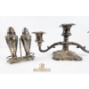 Image 5 : Three Silver-Plated Table Accessories Including Candelabra