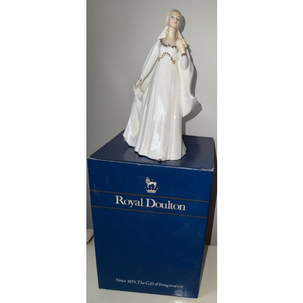 Royal Doulton's "The Bride' Porcelain Figurine Mo. HN2873 7.5T
