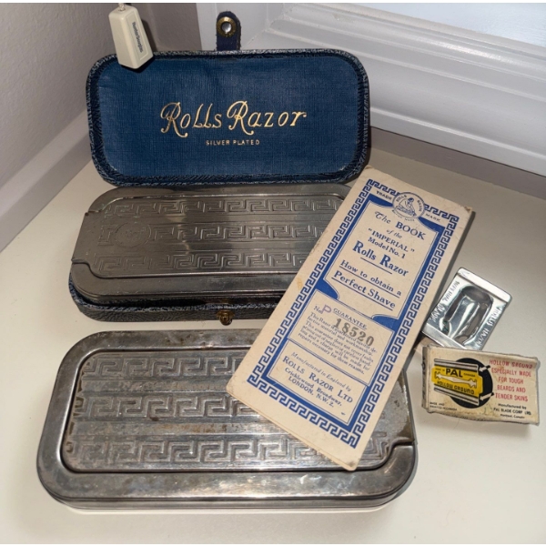 Antique Rolls Razers w/ Accessories & Original Paperwork