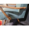 Image 3 : Mid-Century Modern Green Rocker Chair
