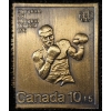 Image 3 : 1976 Montreal Olympics Commemorative Bronze Postage Stamps (Set of Three) #2