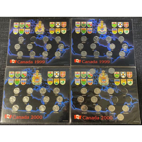1999 & 2000 Calendar Coin Set