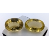 Image 2 :  Lemon Quartz gemstone Pair 83.05 ct Certified ($14,550 Appraisal)