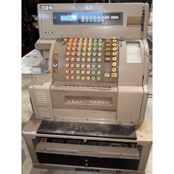 Authentic Vintage National Cash Register (NCR) Machine  19x16x25"tall