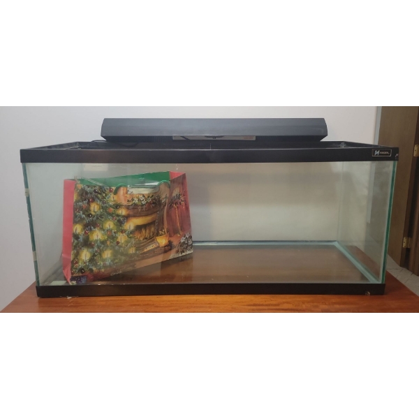 55 Gallon Aquarium / Terrarium Glass Enclosure w/ All Necessary Equipment 