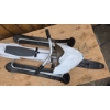 Image 2 : White Snow Racer Sled with Steering and Brakes