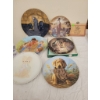 Image 1 : Decorative Porcelain Plates Featuring Figurative and Animal Themes