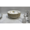 Image 3 : Wedgewood "Fruit Sprays" Dish Set with Glass Shakers