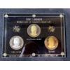 Image 3 : Eric Lindros World Cup of Hockey Proof Set Incl. Silver, Bronze, Gold Embossed & Lindros Rd. Sign 