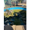 Image 2 : 10ft Diameter Backyard Pond w/Rocks & Bricks