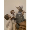 Image 2 :  LLADRO Porcelain Sister Nun w/ Choir Boys 11x14 Music Lesson Organ Religious