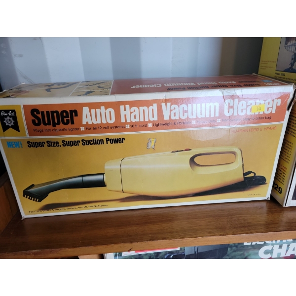 Vintage Tools & Gadgets - Craftsman Electric Chainsaw Bon Aire Handheld Vacuum & Primus Heater 