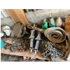Image 4 : Propane motor, diesel motor, assorted chains, jacks and heavy duty tow straps
