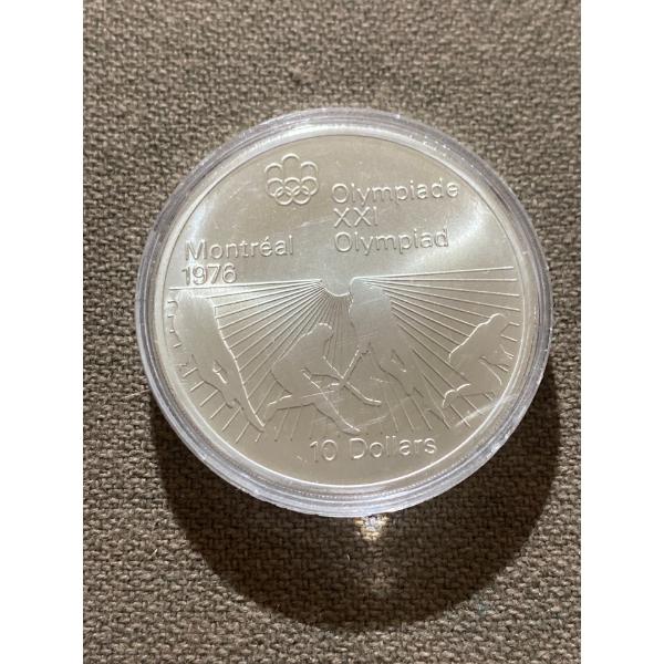 1976 Montreal Olympics $10 Coin 92.5% Silver 48.6 Grams