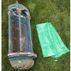 Image 1 : Antique Decorative Corner Piece 13W, 12D, 40T, Comes with Glass Pieces; Some Breakage, See Photos 
