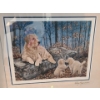 Image 11 : 4 Kathy Hagerman Limited Edition Golden Retriever Prints Framed Under Glass & Matted