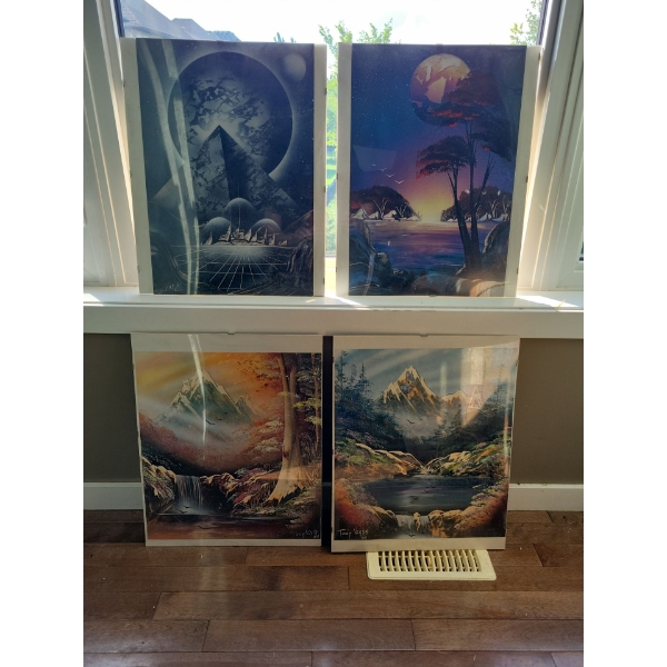 Assorted Street Vendor Art Prints 16x21(4)