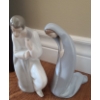 Image 2 : Lladro: Joseph 2 W, 6 D, 7.5 T (Missing Staff as Shown) and Mary 2 W, 5 D, 7 T 