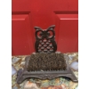 Image 4 : Lovely Specimen Side Table w/ Wood Legs (23W, 23T) w/ Cast Iron Owl 