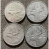 Image 2 : Canadian 25-cent Pieces 80% Silver 64.13 Grams