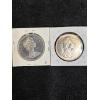 Image 2 : 1967 Canada goose Silver Dollar x2 46.6g .800 Silver

