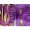 Image 7 : Collection of Lovely Silver Plated Utensils, Including Forest Flower Community Spoons