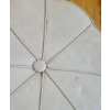 Image 5 : Vintage Stools w/ Vinyl Seats- 3 Stacking 14 W, 10 D, 18 T and Circular 19" Diameter, 14 T- Also Art