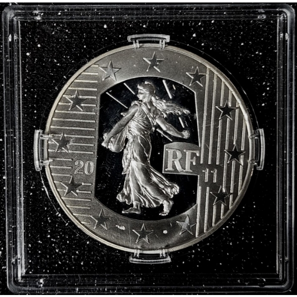 2011 FRANCE 10 EURO SILVER, 10th Year Anniversary Starter Kit - #3