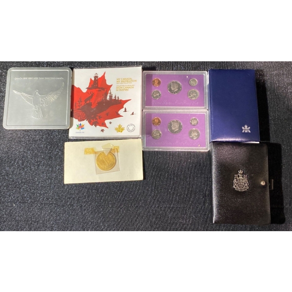 Collection of Various Canadian Coin Sets