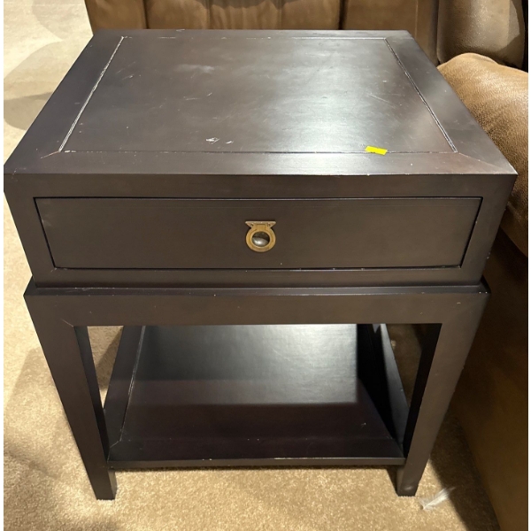 Wood Side Table, Contents NOT Included, 20.5W, 23T 