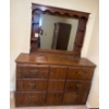 Image 2 : Large Dresser w/ Mirror - 62W, 19D, 79T 