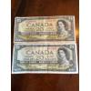 Canadian 20$ Banknotes X 2  From 1954 1 With Devils Face 