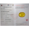Image 3 :  ($8,982 Appraisal) - 6.58 ct Certified Yellow Sapphire gemstone