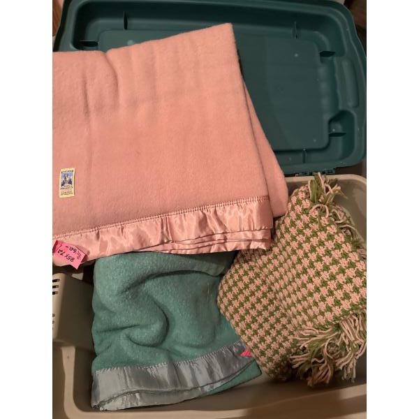 Wool Blankets and Shawl/Throw 