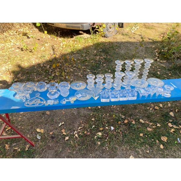 Glass Candle Holders