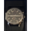 Image 2 : Pinin Farina Hybrid Smart Watch Model PMH03B - Silver Case, Grey Dial, Black Strap Valued: $425