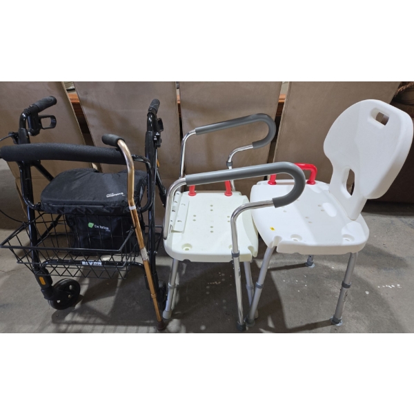 Evolution Walker, Cane & Shower Assist Chairs