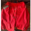 Image 1 : Red RCMP Coat Size S/M w/ Vintage Led Zeppelin Tapestry. 