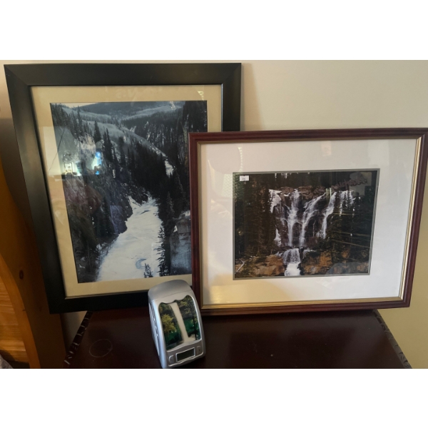 Rolling Wave Relaxation Bundle Waterfall Art Prints 14x13 w/ Wave Sound Maker