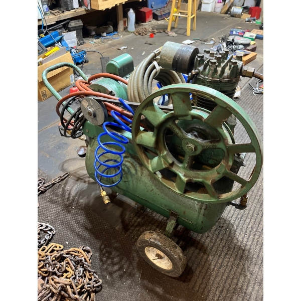 Compressor with Franklin electric motor and extra hose