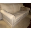 Image 1 : Tradiotional Style Skirted 3 Seat Sofa In Nuetral Ivory Tone 71x33x32