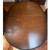 Image 2 : Vintage Mahogany 7 Piece Dining Set w/ Upholstered Seating 