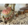 Image 7 : Home Decor Collection Incl. Wooden Sculpture By Tono 95, Brass Items, Elephant and More 