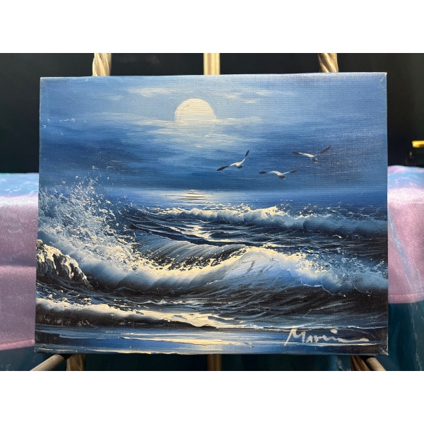 Maria Original Ocean Scene 10Wx8H